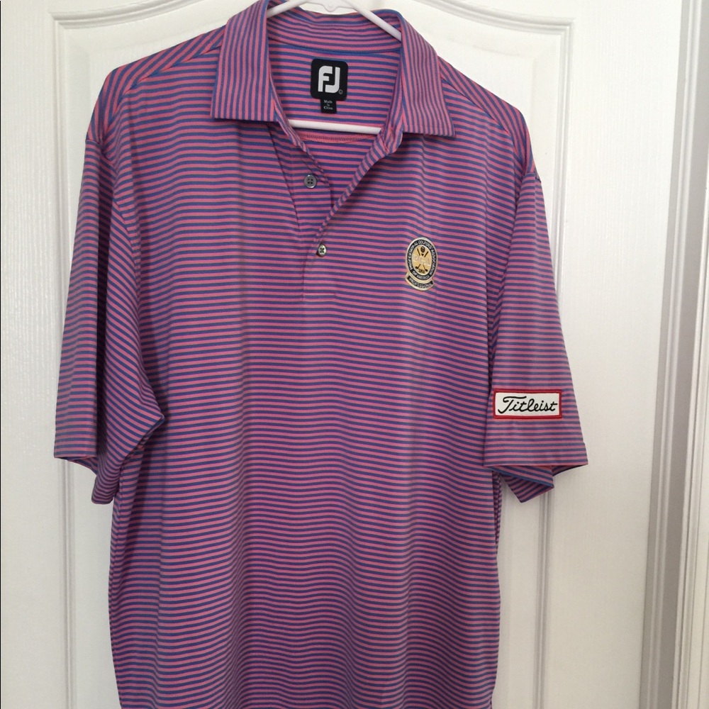 FootJoy golf shirt Titleist logo and PGA logo
